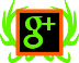 BAD Hunting Social Icon Google - Green