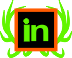 BAD Hunting Social Icon LinkedIn - Green