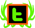 BAD Hunting Social Icon Twitter - Green